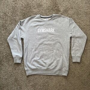 Gymshark Sweatshirt Mens Medium Gray Crewneck Pullover Athletic Casual